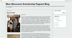 Desktop Screenshot of misswisconsinpageant.blogspot.com