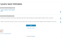 Tablet Screenshot of loverslaneintimates.blogspot.com