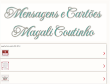 Tablet Screenshot of magalicoutinhocriacoes.blogspot.com