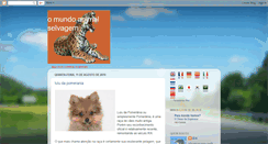 Desktop Screenshot of omundoanimalselvagem.blogspot.com