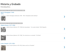 Tablet Screenshot of historiaygrabado.blogspot.com