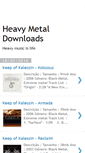 Mobile Screenshot of heavymetal-downloads.blogspot.com