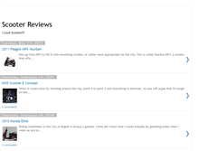 Tablet Screenshot of gagascooter.blogspot.com