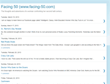 Tablet Screenshot of facing-50.blogspot.com
