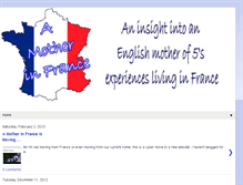 Tablet Screenshot of amotherinfrance.blogspot.com