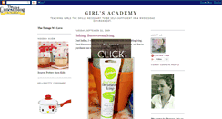 Desktop Screenshot of girlsacademy.blogspot.com