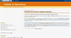 Desktop Screenshot of ciclistabcn.blogspot.com