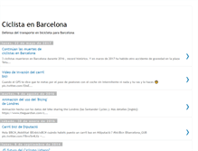 Tablet Screenshot of ciclistabcn.blogspot.com