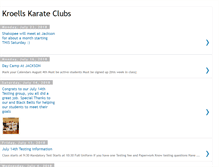 Tablet Screenshot of kroellskarateclubs.blogspot.com