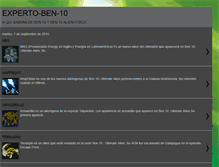 Tablet Screenshot of experto-ben-10.blogspot.com