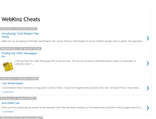 Tablet Screenshot of cheat-webkinz.blogspot.com