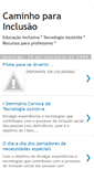 Mobile Screenshot of caminhoparainclusao.blogspot.com