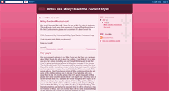 Desktop Screenshot of dress-like-miley-cyrus.blogspot.com