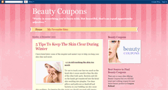 Desktop Screenshot of beauty-coupons.blogspot.com