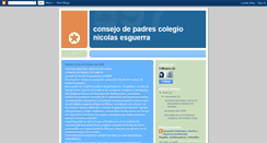 Desktop Screenshot of consejodepadresnicolasesguerra.blogspot.com