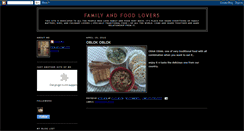 Desktop Screenshot of familyandfoodlovers.blogspot.com