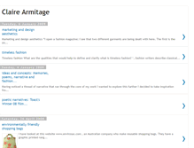 Tablet Screenshot of clairearmitage.blogspot.com