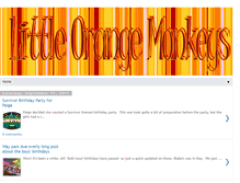 Tablet Screenshot of littleorangemonkeys.blogspot.com