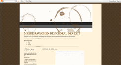 Desktop Screenshot of choralderzeit.blogspot.com