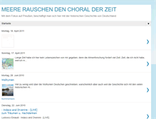 Tablet Screenshot of choralderzeit.blogspot.com