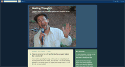 Desktop Screenshot of healingthoughts4mark.blogspot.com
