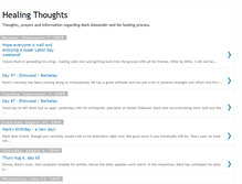 Tablet Screenshot of healingthoughts4mark.blogspot.com