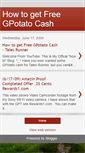 Mobile Screenshot of howtogetfreegpotato.blogspot.com