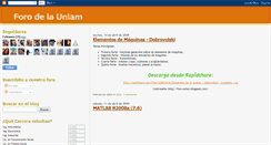 Desktop Screenshot of foro-unlam.blogspot.com