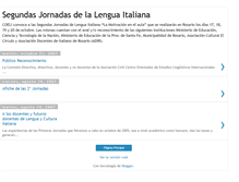 Tablet Screenshot of jornadasitaliano.blogspot.com