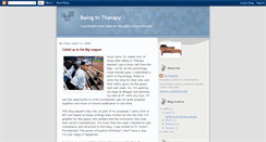 Desktop Screenshot of beingintherapy.blogspot.com