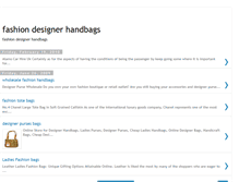 Tablet Screenshot of fashiondesigner-handbags.blogspot.com