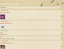 Tablet Screenshot of jornalsuperlegal.blogspot.com