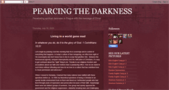 Desktop Screenshot of pearcingthedarkness.blogspot.com