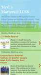 Mobile Screenshot of mediamatterslcss.blogspot.com
