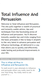 Mobile Screenshot of influence-persuasion.blogspot.com