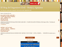 Tablet Screenshot of ingcivil-notasapuntes.blogspot.com