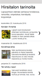 Mobile Screenshot of hirsitalontarinoita.blogspot.com