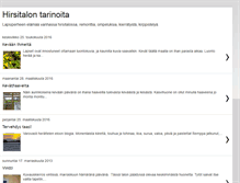 Tablet Screenshot of hirsitalontarinoita.blogspot.com