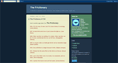 Desktop Screenshot of frictionary.blogspot.com