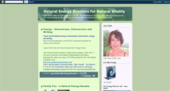 Desktop Screenshot of natural-energy-boosters.blogspot.com