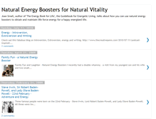 Tablet Screenshot of natural-energy-boosters.blogspot.com