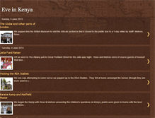 Tablet Screenshot of eveinkenya.blogspot.com