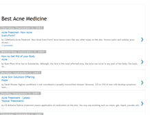 Tablet Screenshot of bestacnemedicine.blogspot.com