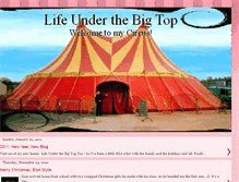 Tablet Screenshot of lifeunderthebigtop.blogspot.com
