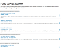 Tablet Screenshot of foodservicepanama.blogspot.com