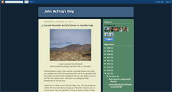 Desktop Screenshot of johnfrogsblog.blogspot.com