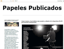 Tablet Screenshot of papelespublicados.blogspot.com