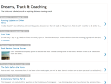 Tablet Screenshot of dreamstrackandcoaching.blogspot.com