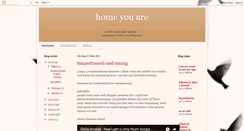 Desktop Screenshot of homeyouare.blogspot.com