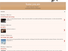 Tablet Screenshot of homeyouare.blogspot.com